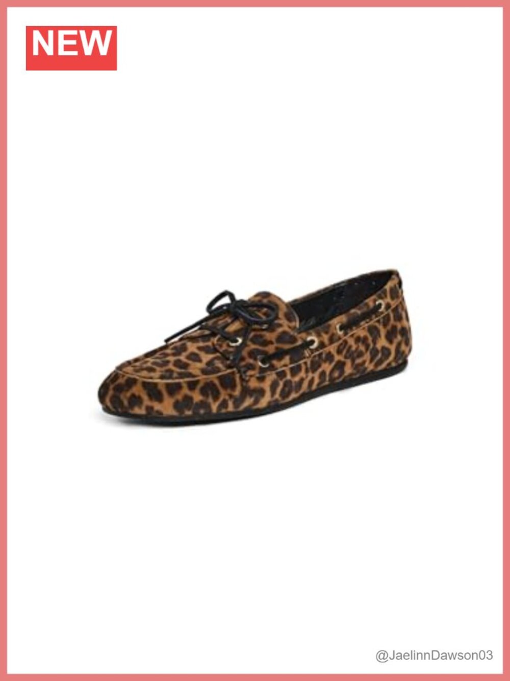 Women's Leather Mocc with Tie at Vamp